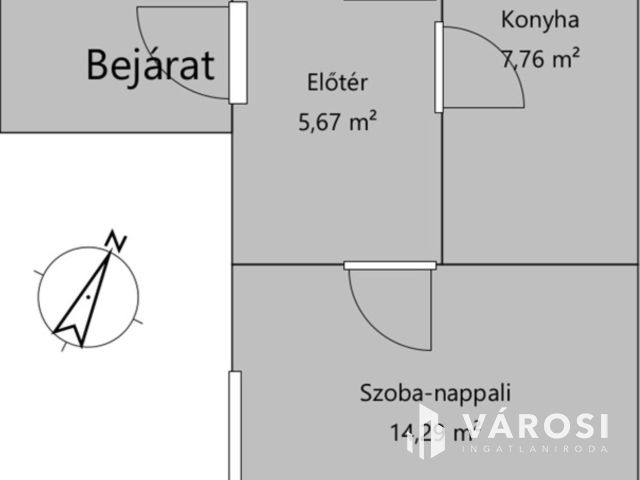 Kis ház teljes közművel, nagyobb ház építési lehetőséggel
