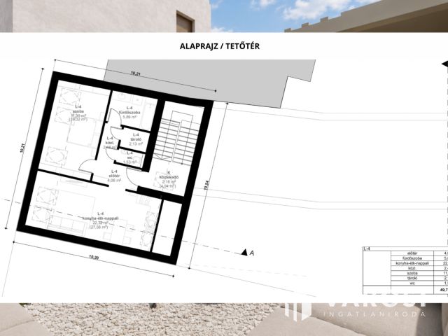 50 m2-es, prémium társasházi lakás extra környezetben eladó