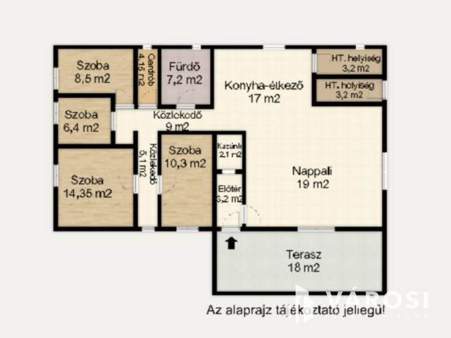 Tágas családi otthon átgondolt elrendezéssel Balatonbozsokon