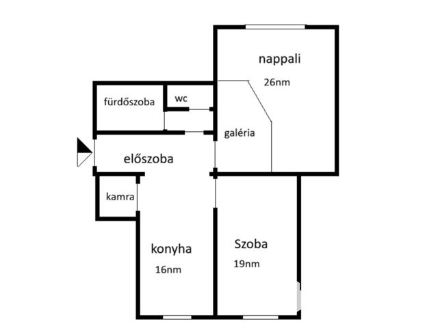 Jó állapotú 74nm-es lakás, Szombathely belvárosában