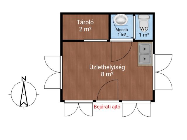 Mesés pavilon eladó iskolaközelben