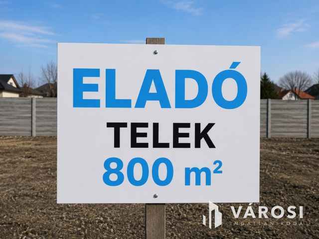 Belvárosi, 800 m2-es telek eladó