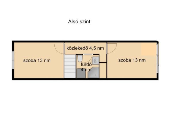 Felújítandó, 2. emeleti lakás kilátással a Kossuth térre