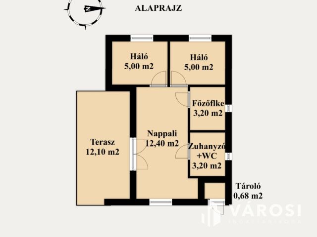 Tégla falazatú nyaraló Városerőn