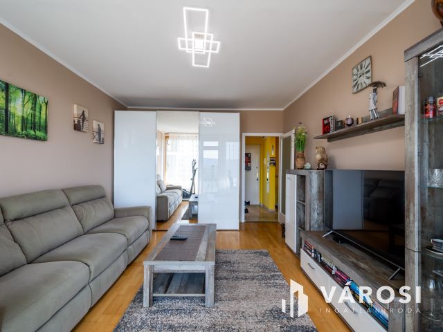 Örökpanorámás, nagy erkélyes, nappali + 2 hálós lakás